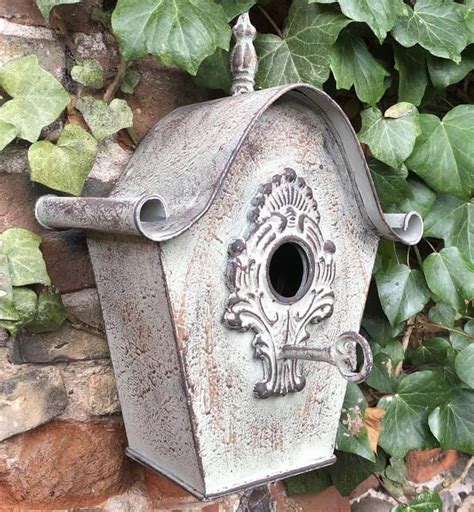 metal hanging bird houses